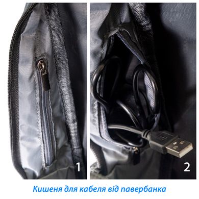 Рюкзак для ноутбука Grand-X RS-425BL 15,6", 2 отделения, кодовый замок (RS-425BL)