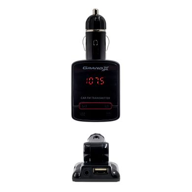 FM-трансмиттер Grand-X 79GRX, AUX, USB 0,5A, SD card, 3,5mm mini-jack