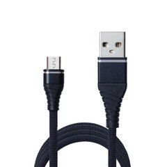 Кабель Grand-X USB-micro USB NM-012 2.1A, 1,2m, Cu,Black.Упаковка-гифтбокс с окном