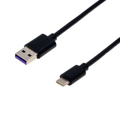 Кабель Grand-X USB-TypeC TPC-01 4A, 1m, Black. Открытая упаковка
