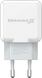 Зарядний пристрій Grand-X CH-03W USB 5V 2,1A White з захистом від перенавантажень