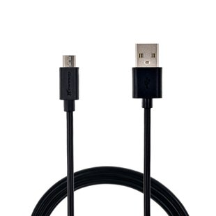 Кабель Grand-X USB-micro USB PM025B,100% мідь, 2.5m, Black, BOX