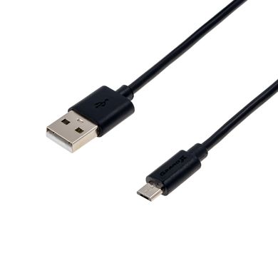 Кабель Grand-X USB-micro USB PM025B,100% медь, 2.5m, Black, BOX