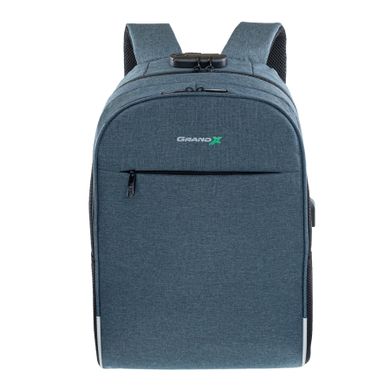 Рюкзак для ноутбука Grand-X RS-425BL 15,6", 2 відділення, кодовий замок (RS-425BL)