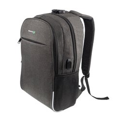 Рюкзак для ноутбука Grand-X RS-425G 15,6", 2 отделения, кодовый замок Grey (RS-425G)
