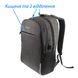 Рюкзак для ноутбука Grand-X RS-425G 15,6", 2 відділення, кодовий замок Grey (RS-425G)