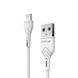 Кабель Grand-X USB-micro USB PM-03W 3A, 1m, CU, Fast Сharge, White, BOX