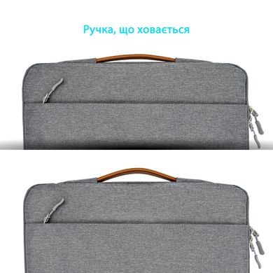 Чехол-сумка для ноутбука Grand-X SLX-14G 14'' Grey
