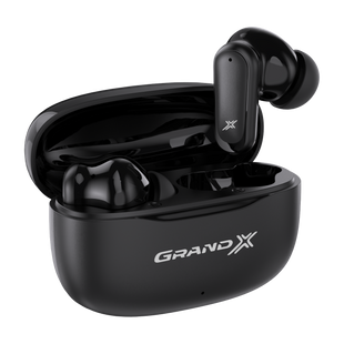 Навушники Bluetooth вакуумні з мікрофоном Grand-X GB-49B Black