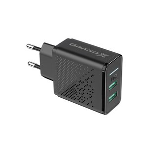 Зарядное устройство Grand-X CH-60 2USB 5V 3,1A с защитой от перегрузки