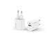 Зарядний пристрій Grand-X CH-21W USB-A + Type-C 5V 2,1A White з захистом від пернавантаження