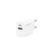 Зарядний пристрій Grand-X CH-21W USB-A + Type-C 5V 2,1A White з захистом від пернавантаження