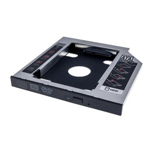 Адаптер подключения Grand - X HDD 2,5'' в отсек привода ноутбука, SATA2/SATA3 (HDC-25C)