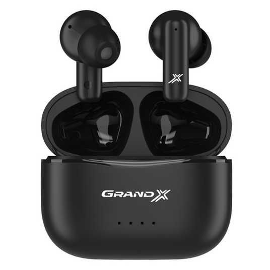 Навушники Bluetooth вакуумні з мікрофоном Grand-X GB-89B Black