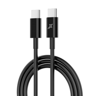 Кабель Grand-X Type-C Type-C 60W для быстрой зарядки Black CC-03B